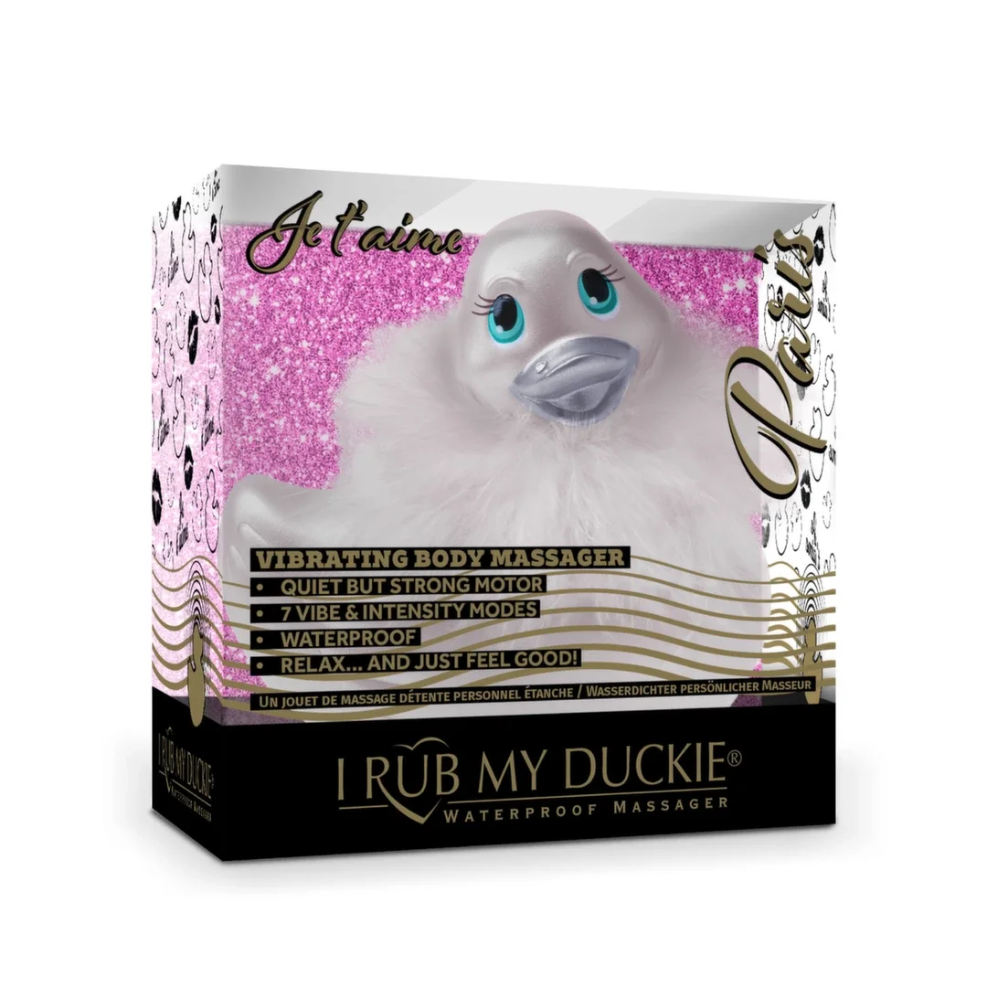 Big Teaze Toys I Rub My Duckie 2.0 Paris Silver masażer wodoodporny — zdjęcie 2
