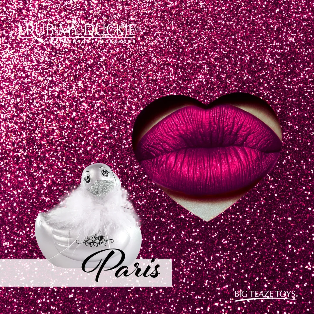 Big Teaze Toys I Rub My Duckie 2.0 Paris Silver masażer wodoodporny — zdjęcie 7