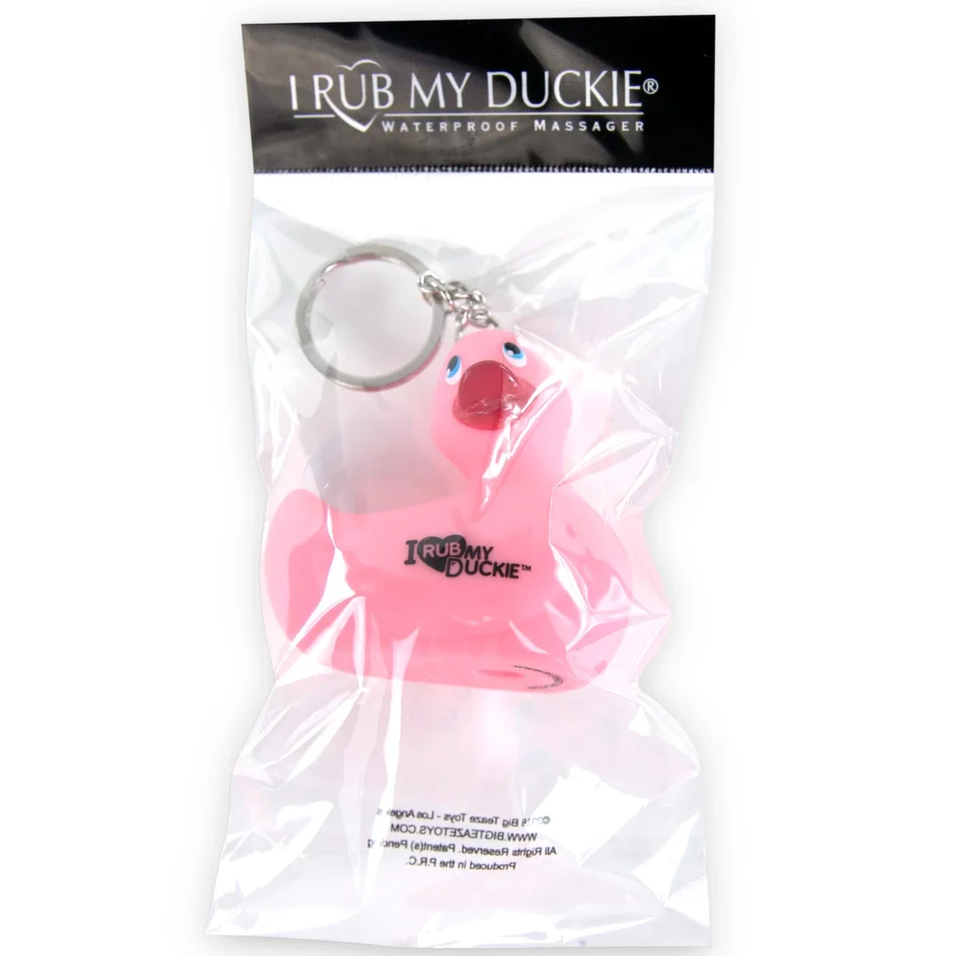 Big Teaze Toys I Rub My Duckie breloczek rożowy mini kaczuszka — zdjęcie 5