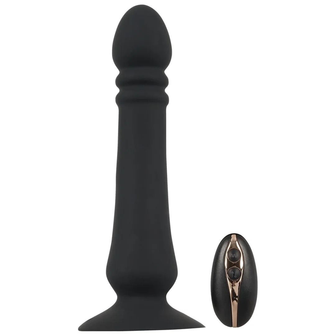 Black Velvets Model 642220 Wibrator analny z pilotem 20 cm czarny — zdjęcie 2
