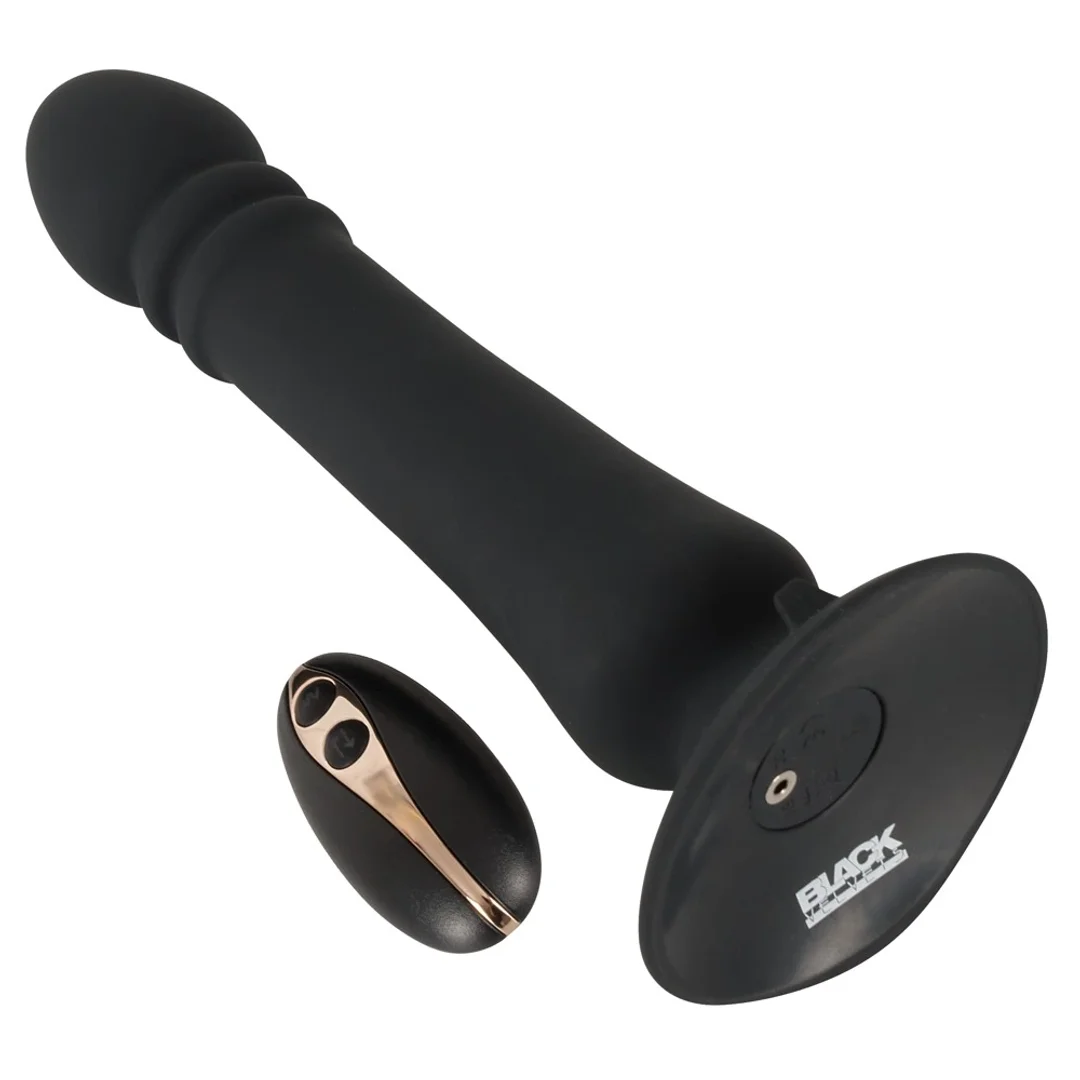 Black Velvets Model 642220 Wibrator analny z pilotem 20 cm czarny — zdjęcie 3