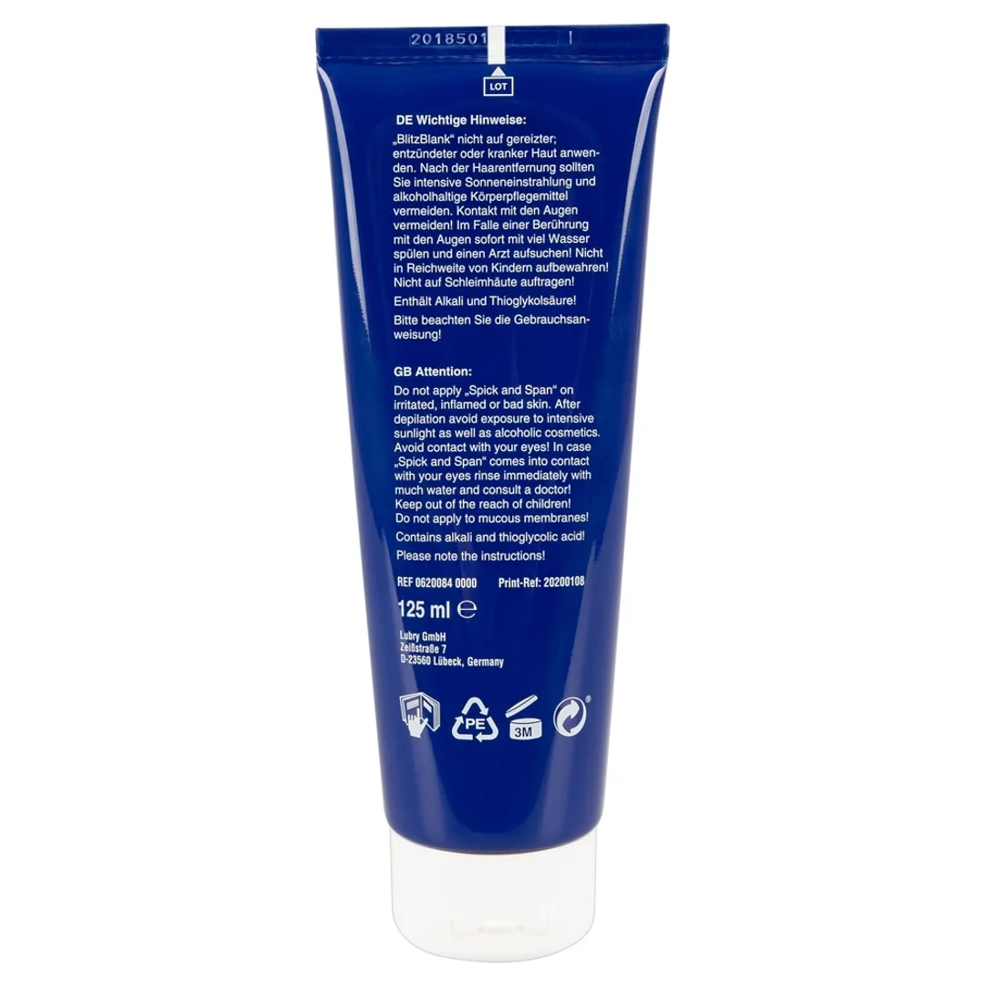 BlitzBlank Krem do depilacji 125 ml - delikatna pielęgnacja skory - 3