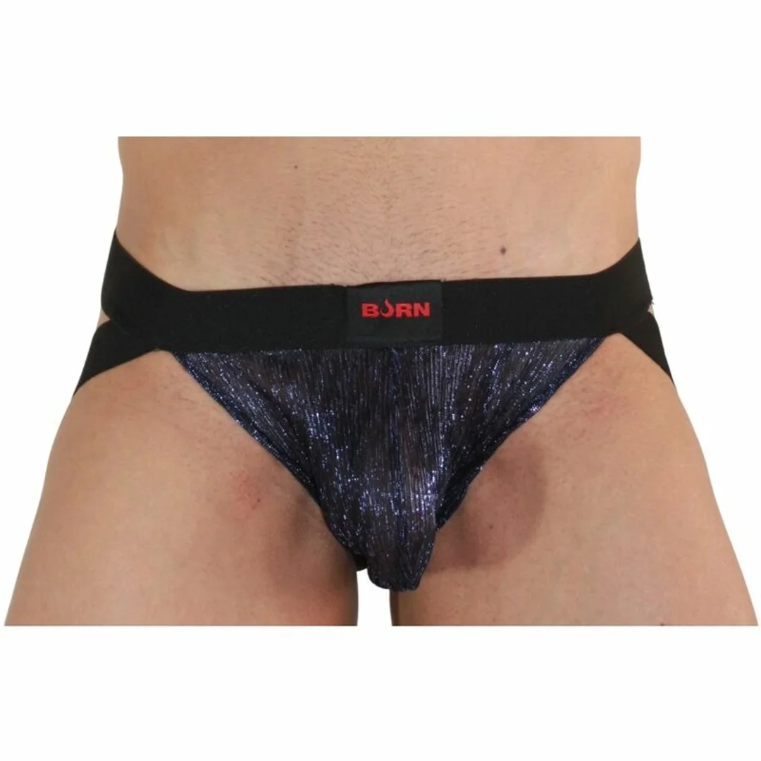 BURN Jock 006 pas biodrowy XL, błyszczący niebiesko-czarny — zdjęcie 2