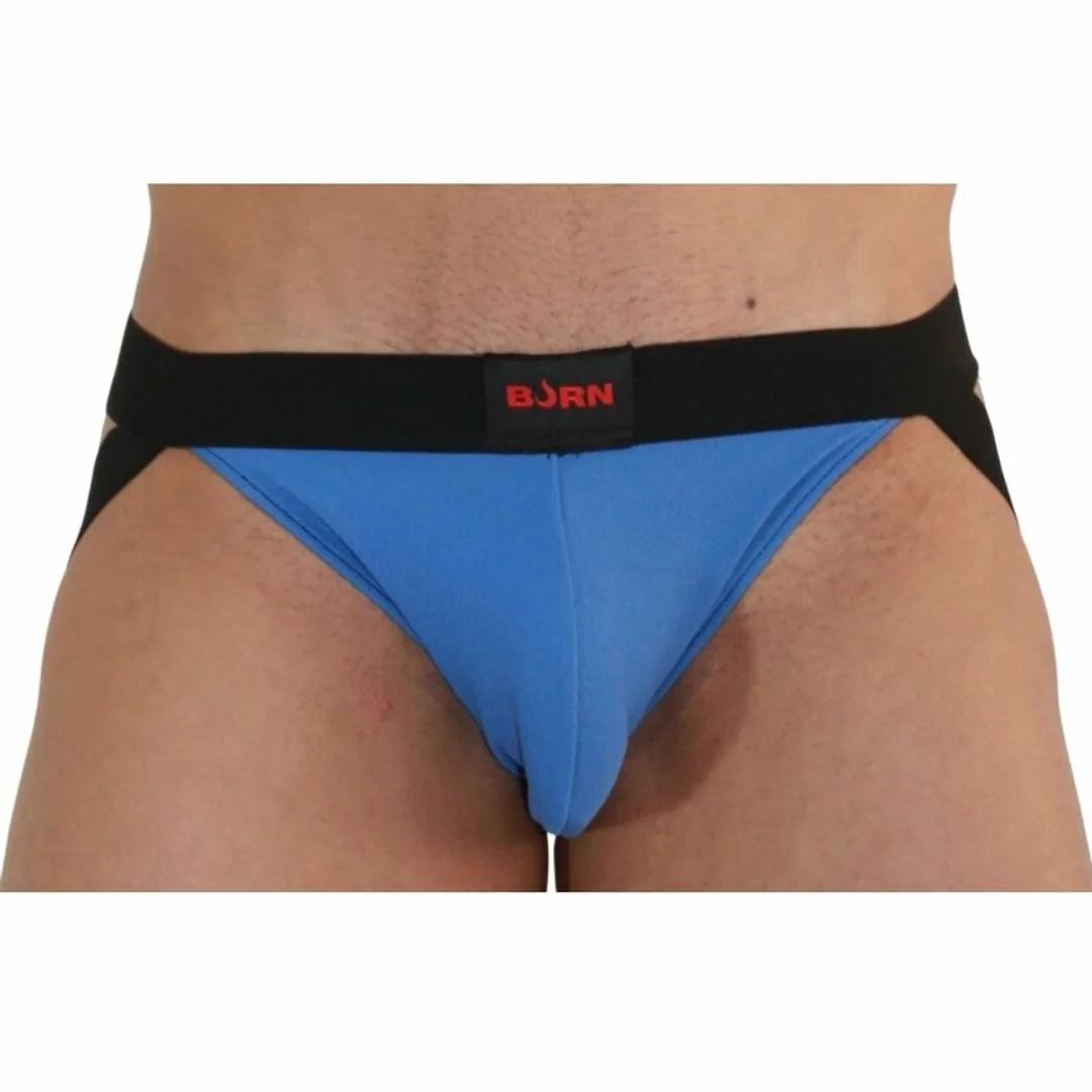 BURN Jock 008 suspensor niebiesko-czarny M - stylowy i wygodny — zdjęcie 2