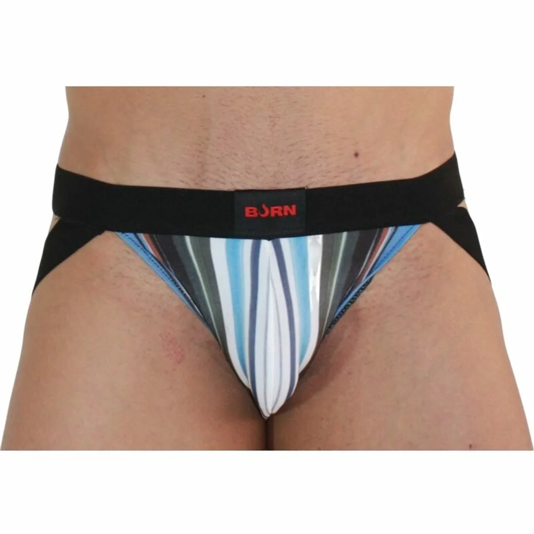 BURN Jock 009 Multicolor/Czarny S - stylowy pas biodrowy unisex — zdjęcie 2