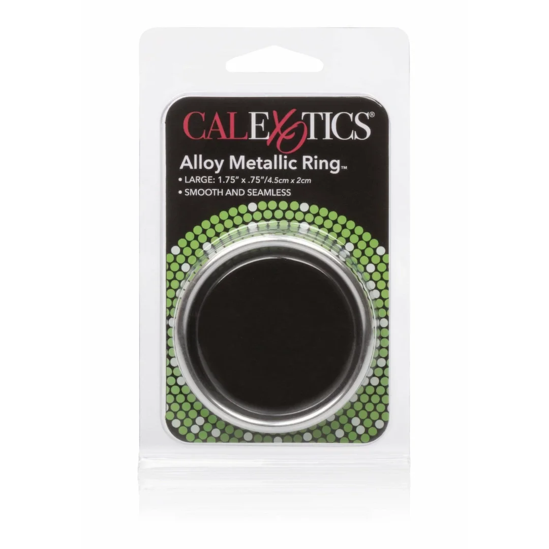 CalExotics Alloy Metallic Ring Large - aluminiowy pierścień wspierający, duży rozmiar — zdjęcie 3
