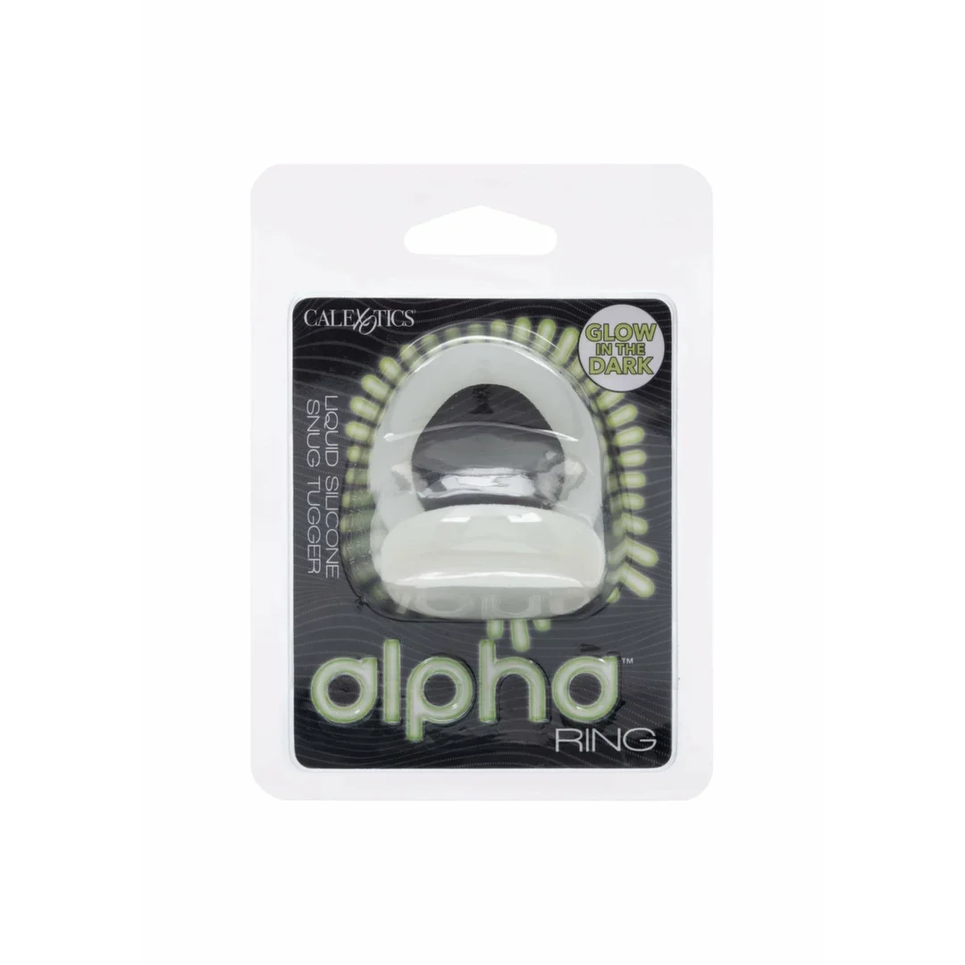 CalExotics Alpha Liquid Silicone Snug Tugger - anatomiczny pierścień z podparciem — zdjęcie 2