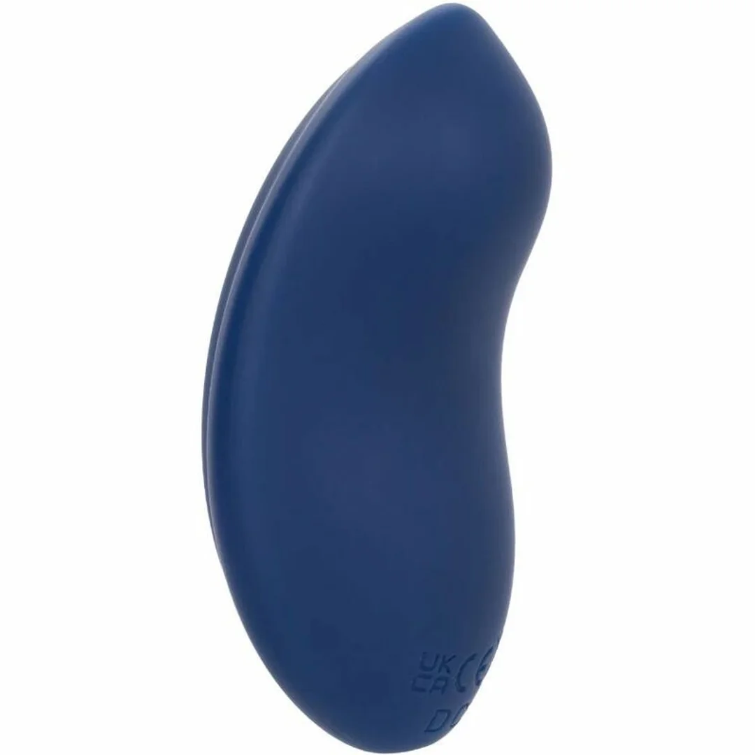 CalExotics Cashmere Velvet Curve Blue - Masażer silikonowy 10 trybow IPX7 — zdjęcie 7