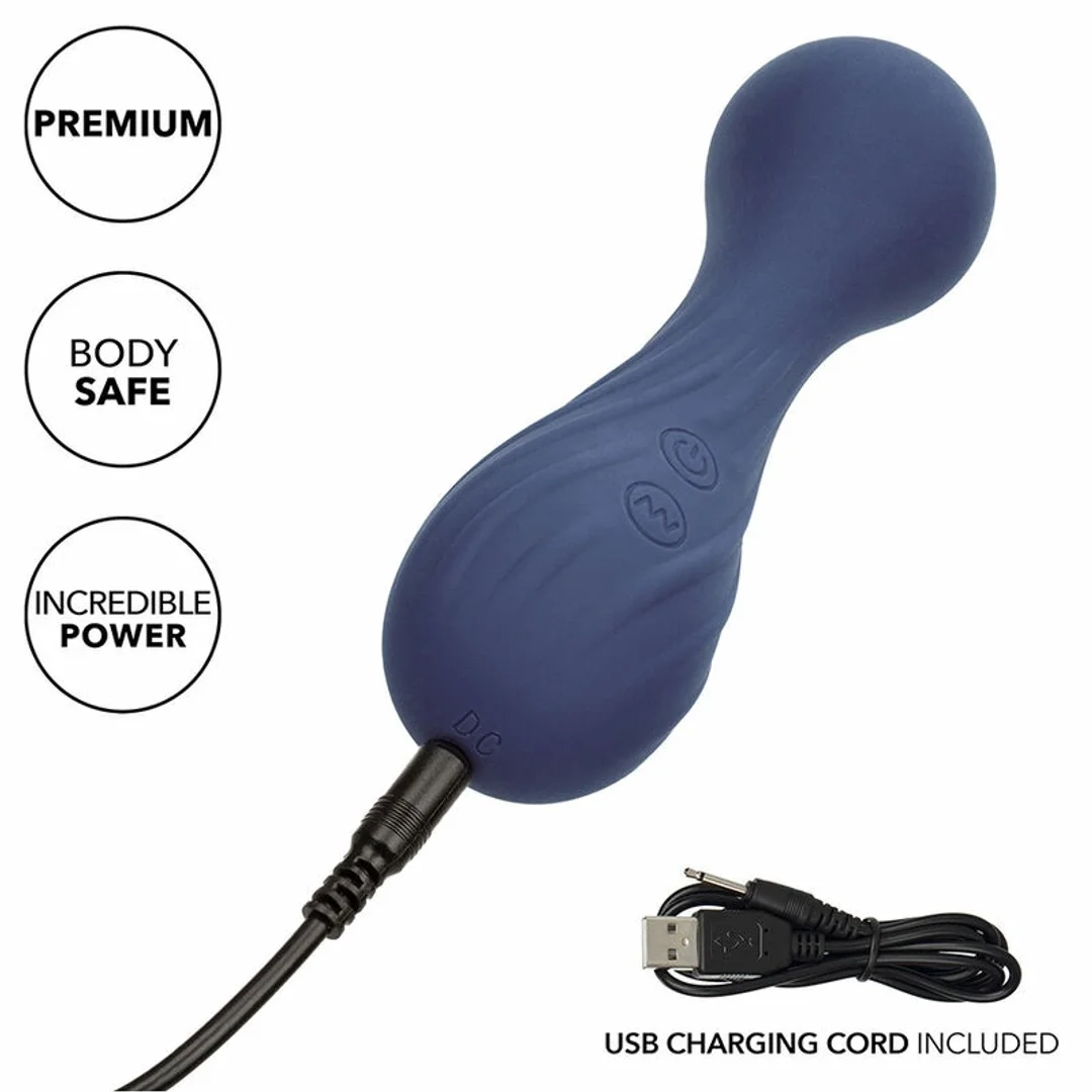 CalExotics Charisma Temptation masażer 12 trybow fioletowy IPX7 USB — zdjęcie 7