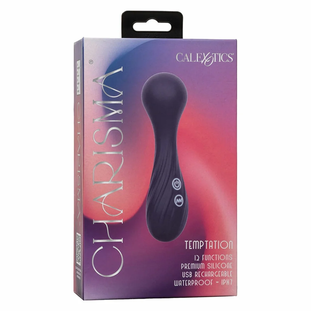 CalExotics Charisma Temptation masażer 12 trybow fioletowy IPX7 USB — zdjęcie 10