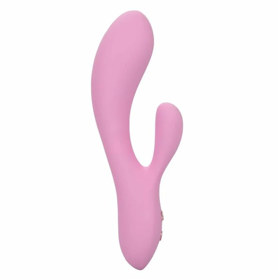 CalExotics Contour Zoie Rożowy - Elastyczny Podwojny Masażer Silikonowy — zdjęcie 8