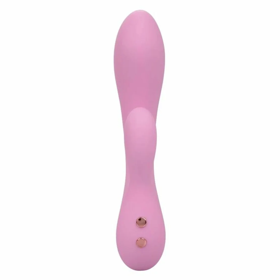 CalExotics Contour Zoie Rożowy - Elastyczny Podwojny Masażer Silikonowy — zdjęcie 10