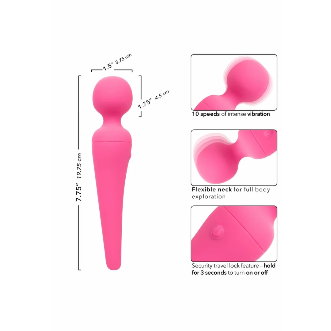 CalExotics Couture Collection Body Wand lekki masażer wielofunkcyjny 10 trybow — zdjęcie 4