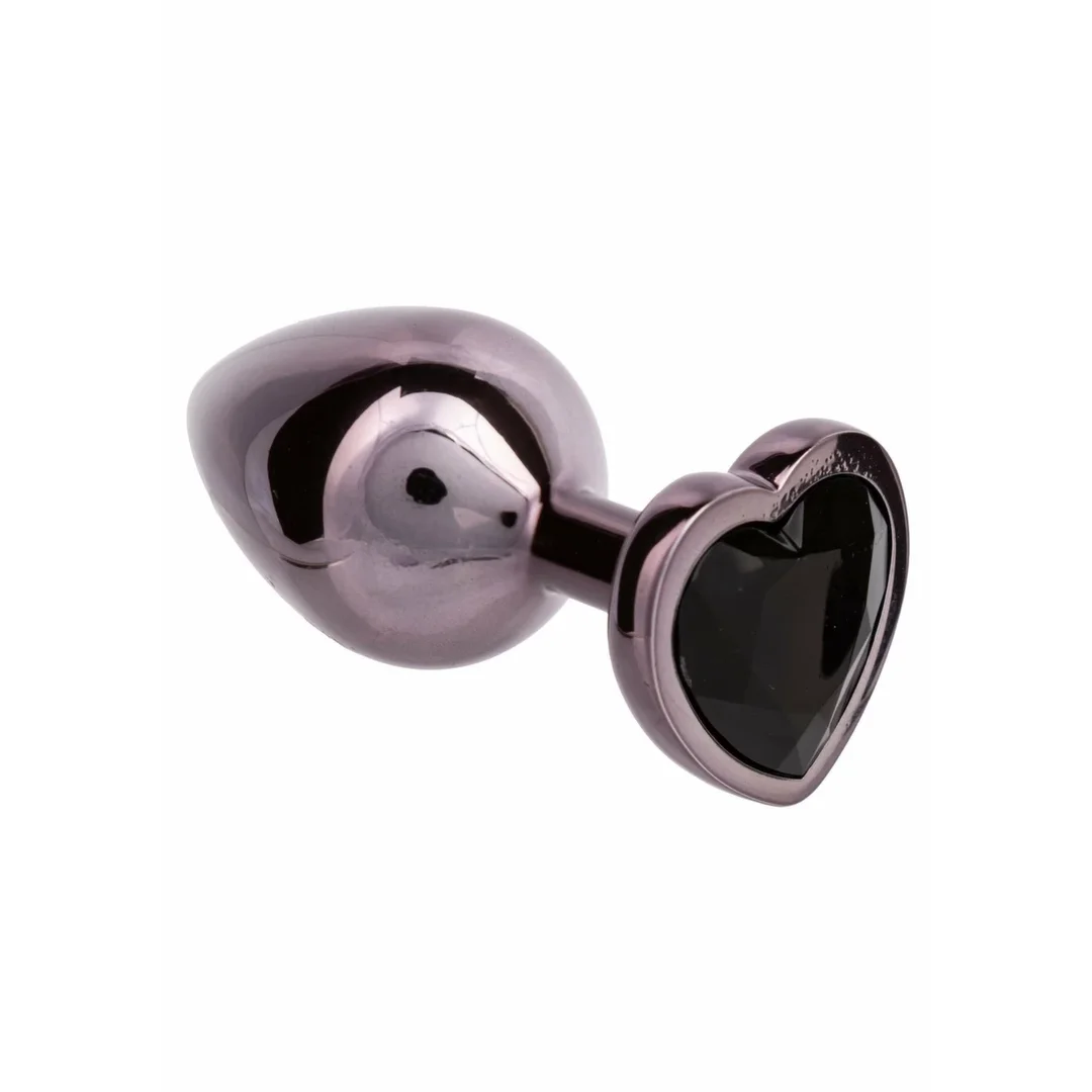 CalExotics Diamond Heart Plug Large - elegancki model z kryształowym sercem, rozmiar L — zdjęcie 6