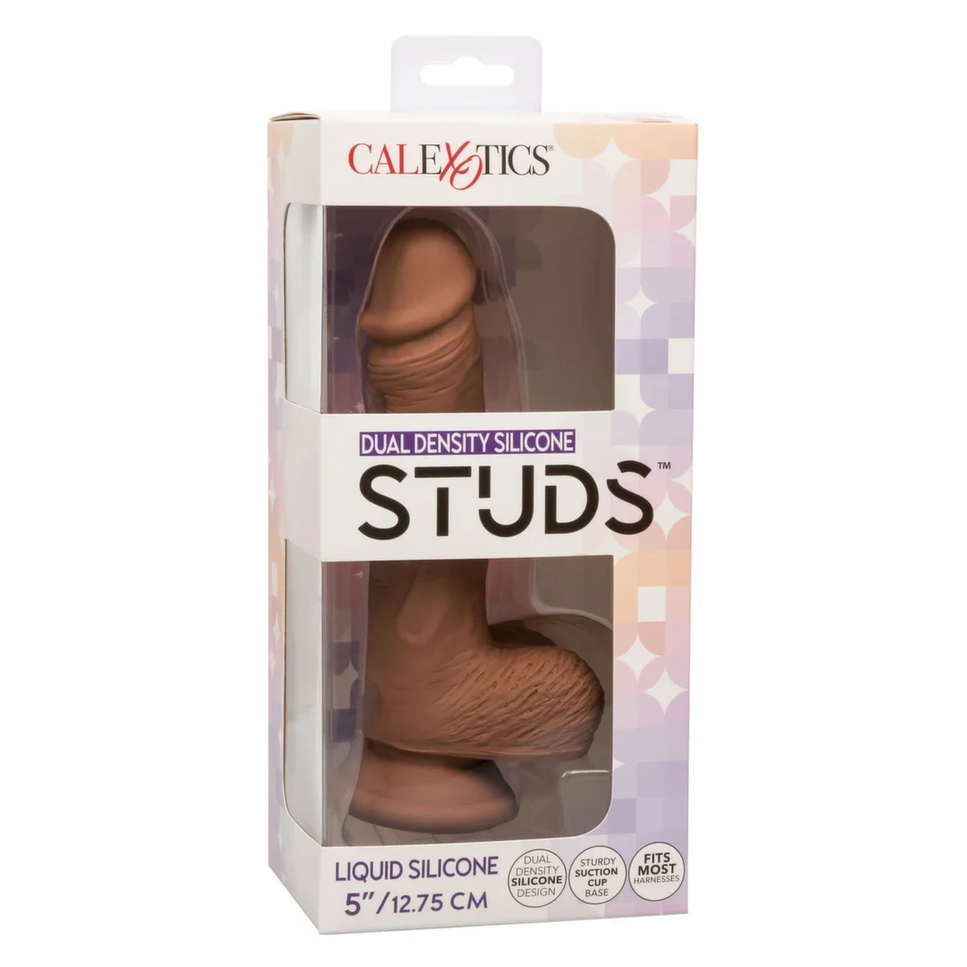 CalExotics Dual Density Silicone Stud 5” anatomiczny model z przyssawką — zdjęcie 3