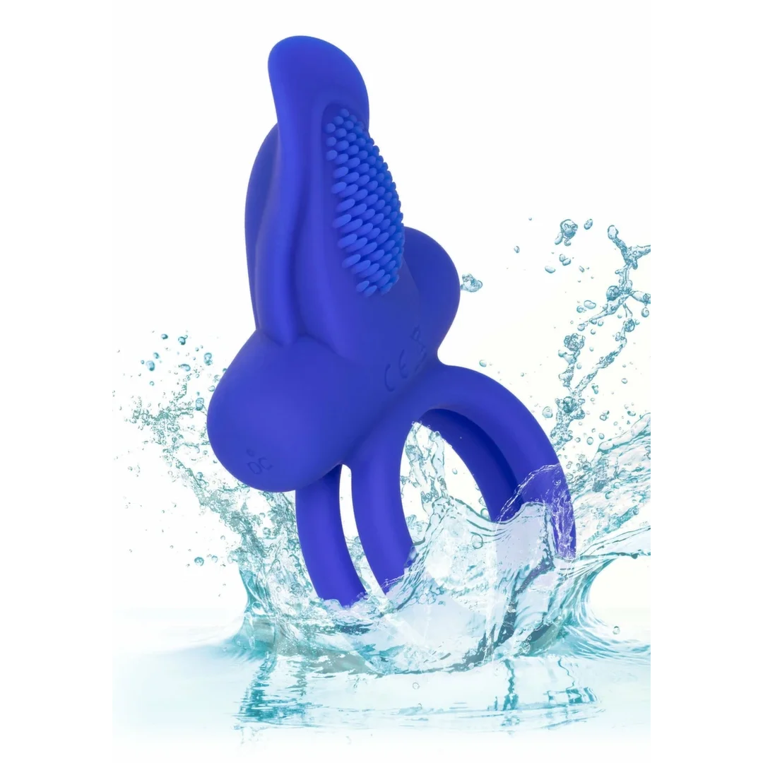 CalExotics Dual Pleaser Enhancer Recharge silikonowy pierścień wibracyjny z pilotem — zdjęcie 7