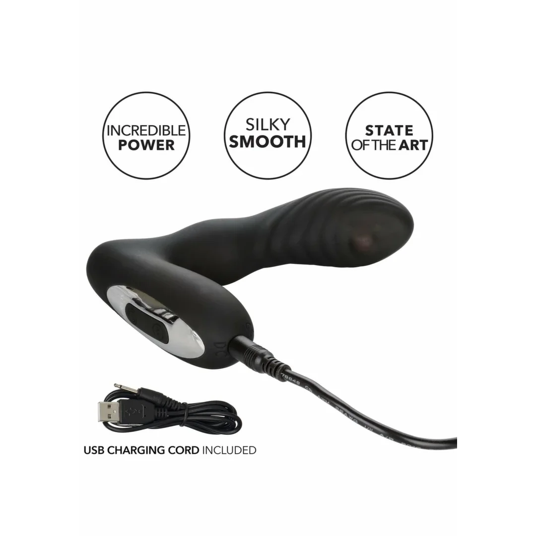 CalExotics Eclipse Roller Ball Probe silikonowy masażer z ruchomą kulką — zdjęcie 6