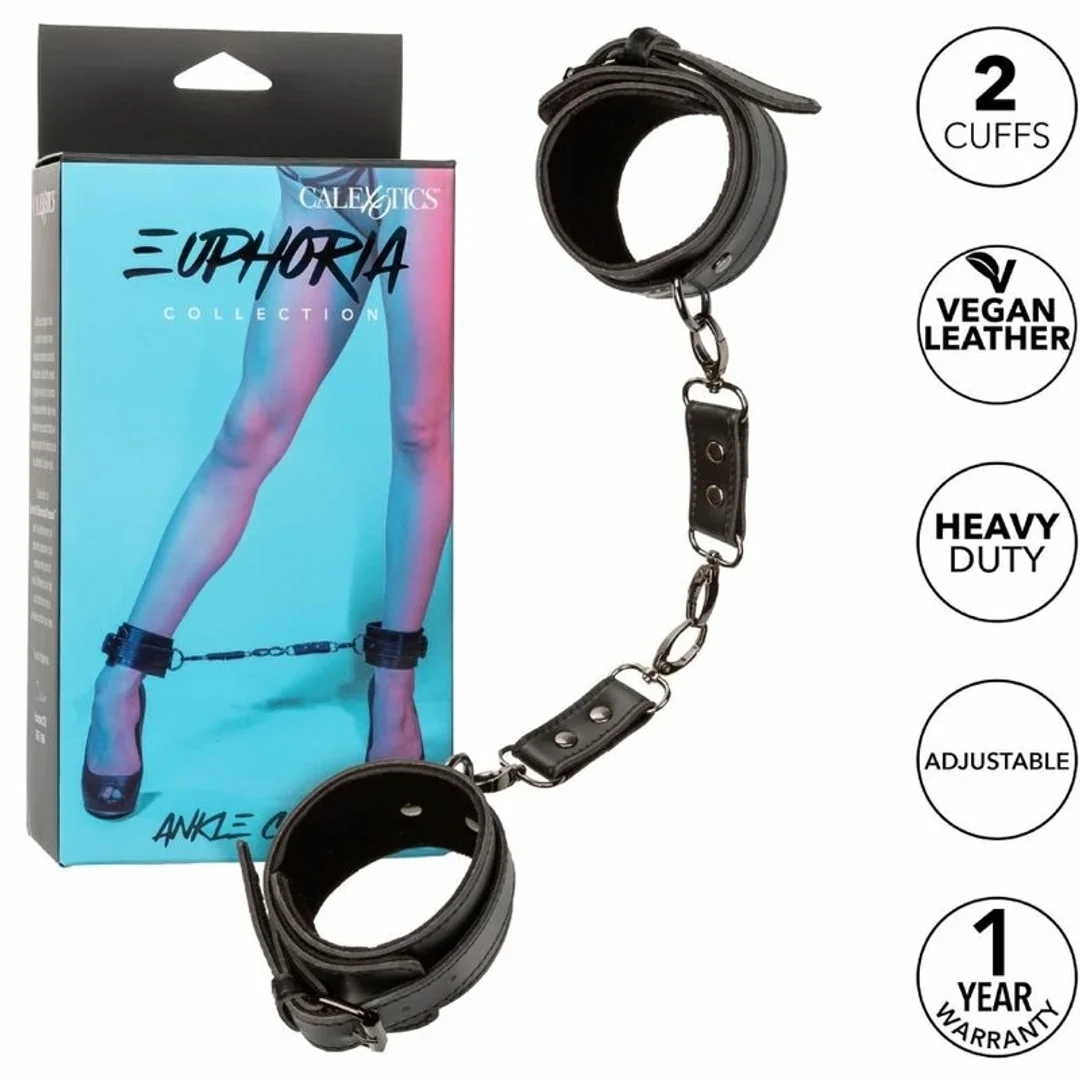 CalExotics Euphoria mankiety na kostki, wegańska skora, regulowane — zdjęcie 3