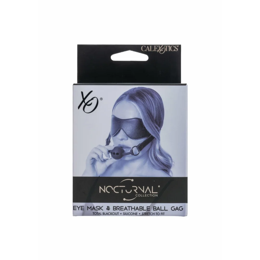 CalExotics Eye Mask & Oddychający Ustnik z Silikonu - Zestaw Komfortowy — zdjęcie 2