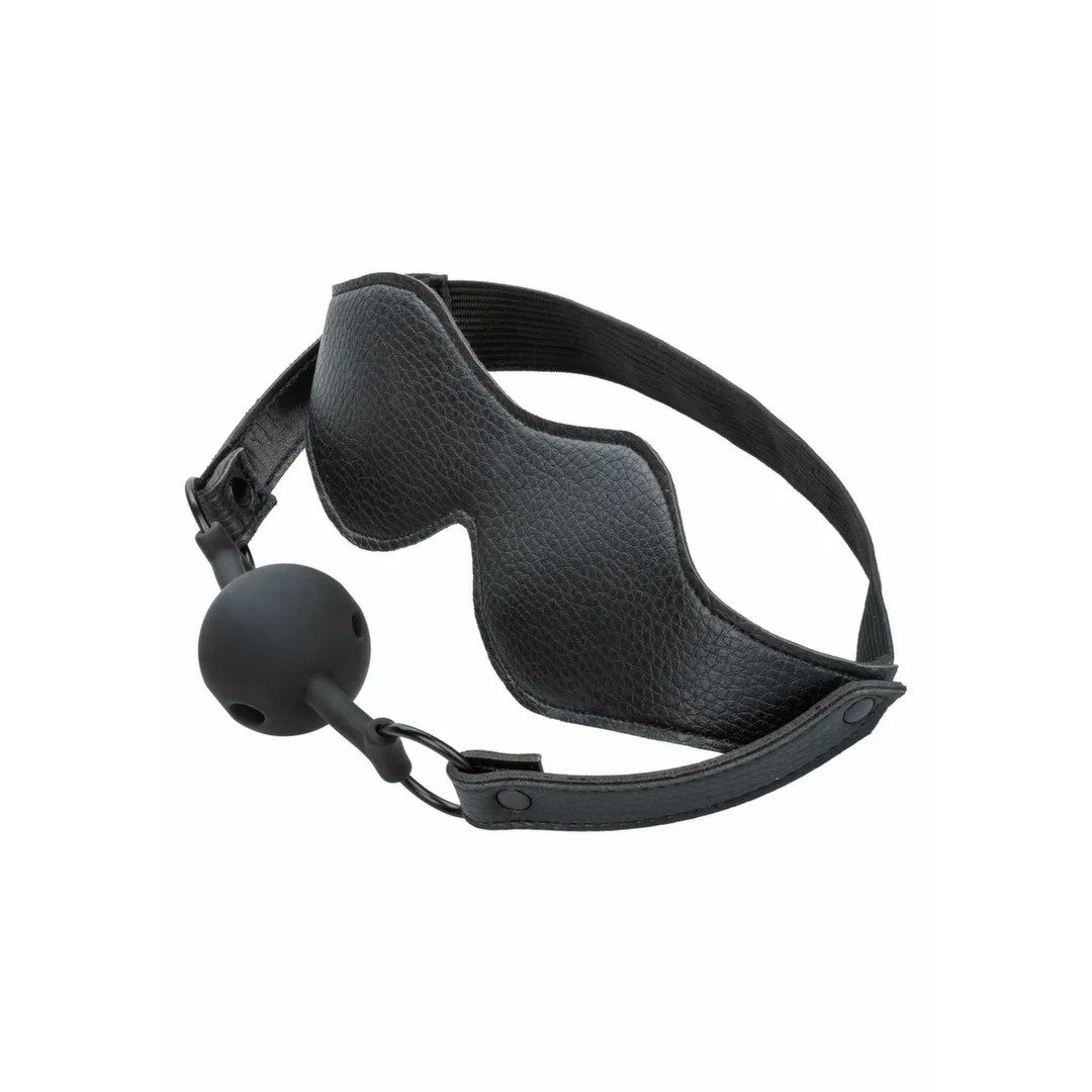 CalExotics Eye Mask & Oddychający Ustnik z Silikonu - Zestaw Komfortowy — zdjęcie 3