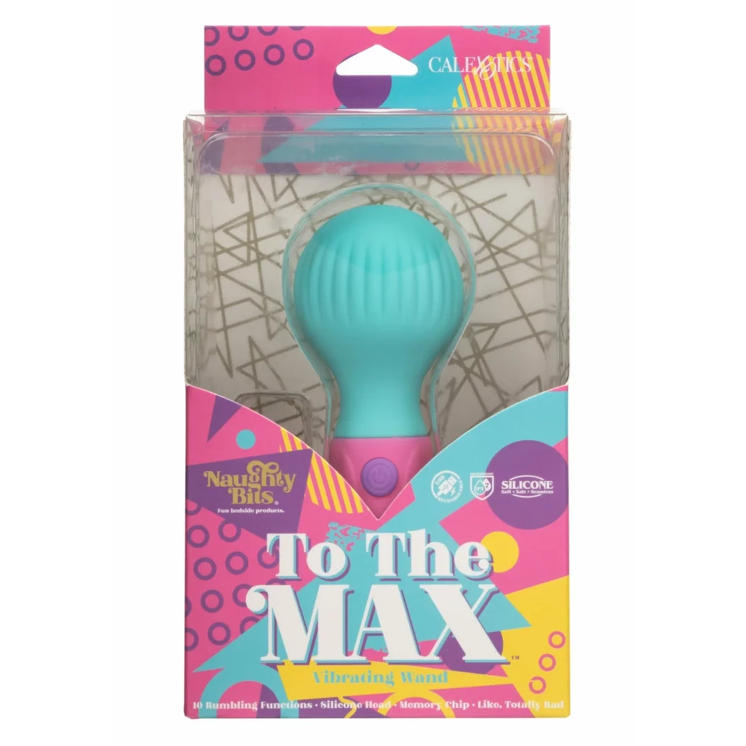 CalExotics Naughty Bits To The Max Wand mini masażer silikonowy 10 trybow IPX7 — zdjęcie 3