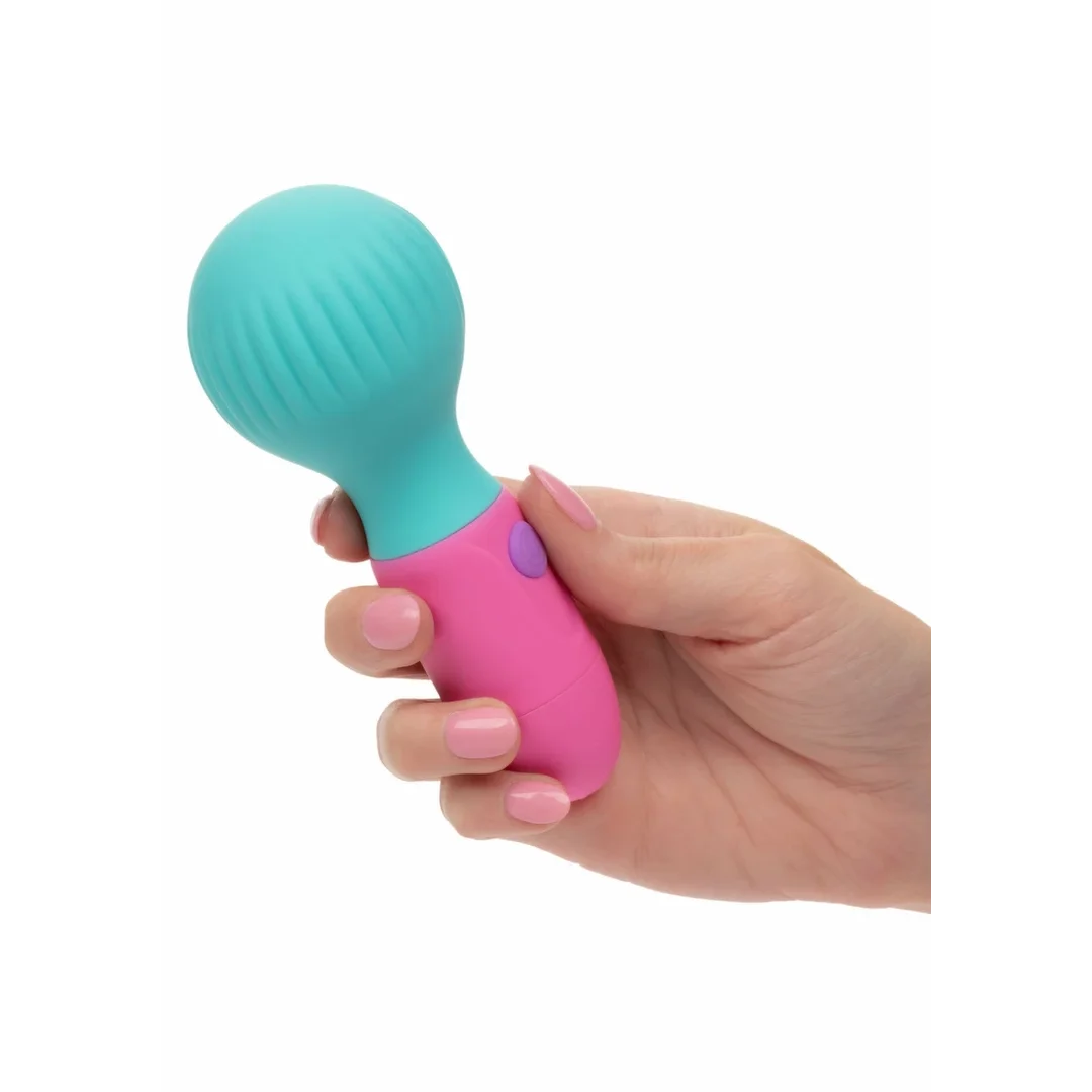 CalExotics Naughty Bits To The Max Wand mini masażer silikonowy 10 trybow IPX7 — zdjęcie 6