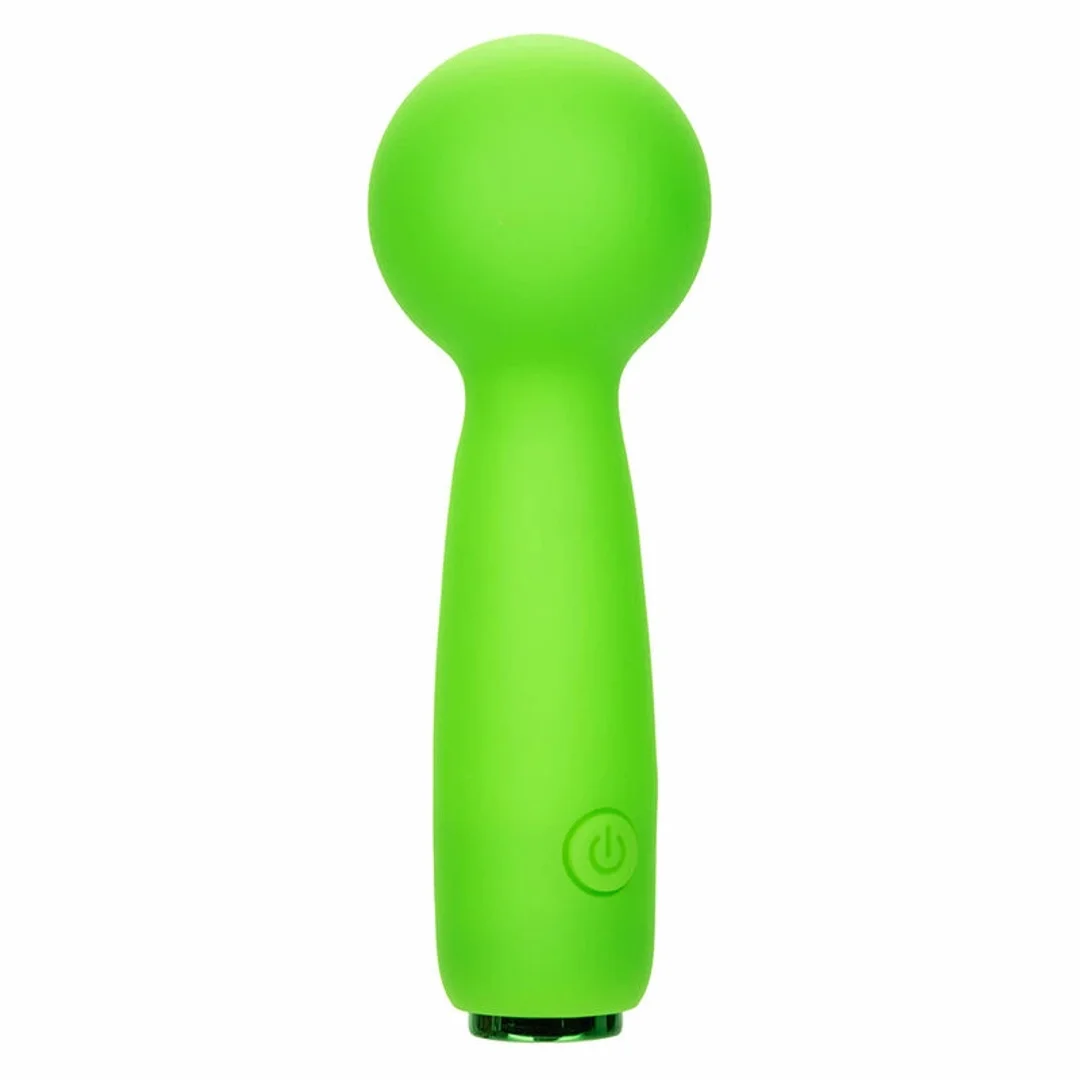 CalExotics Neon Vibes Bubbly Vibe Mini Masażer Zielony 10 Trybow USB — zdjęcie 3