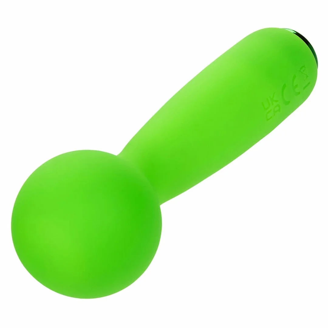 CalExotics Neon Vibes Bubbly Vibe Mini Masażer Zielony 10 Trybow USB — zdjęcie 4