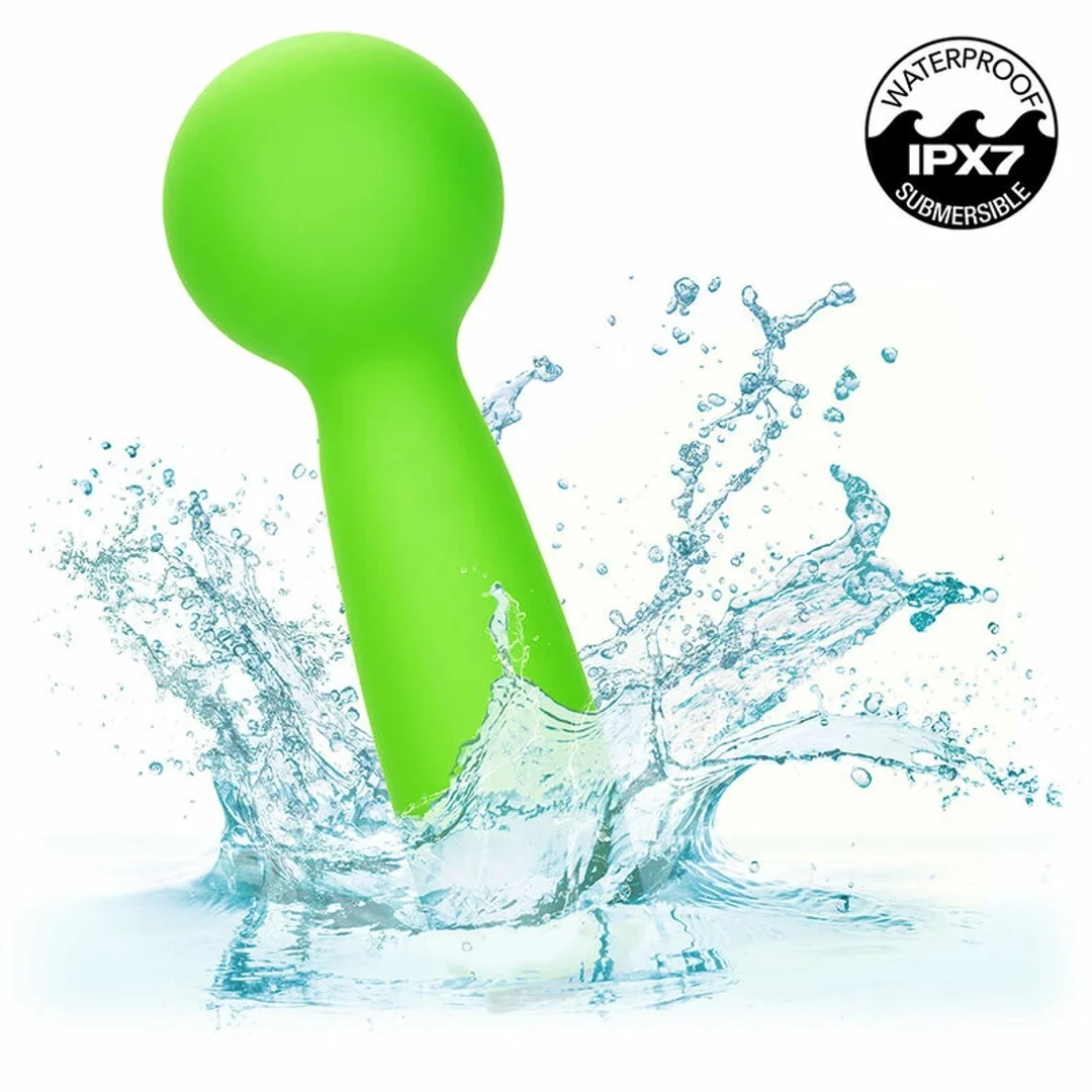 CalExotics Neon Vibes Bubbly Vibe Mini Masażer Zielony 10 Trybow USB — zdjęcie 9