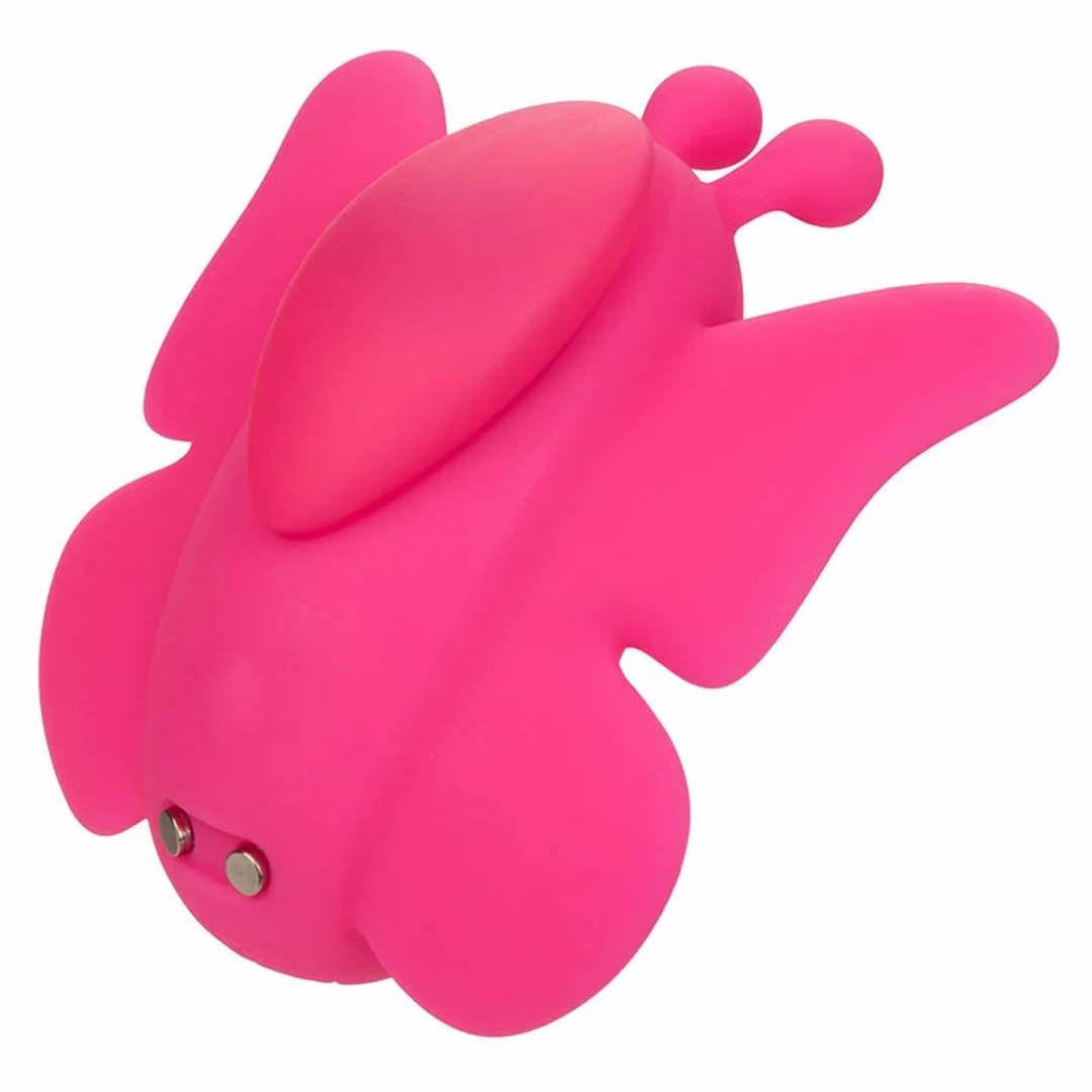CalExotics Neon Vibes Flutter Vibe rożowy - kompaktowy stymulator z 10 trybami — zdjęcie 3