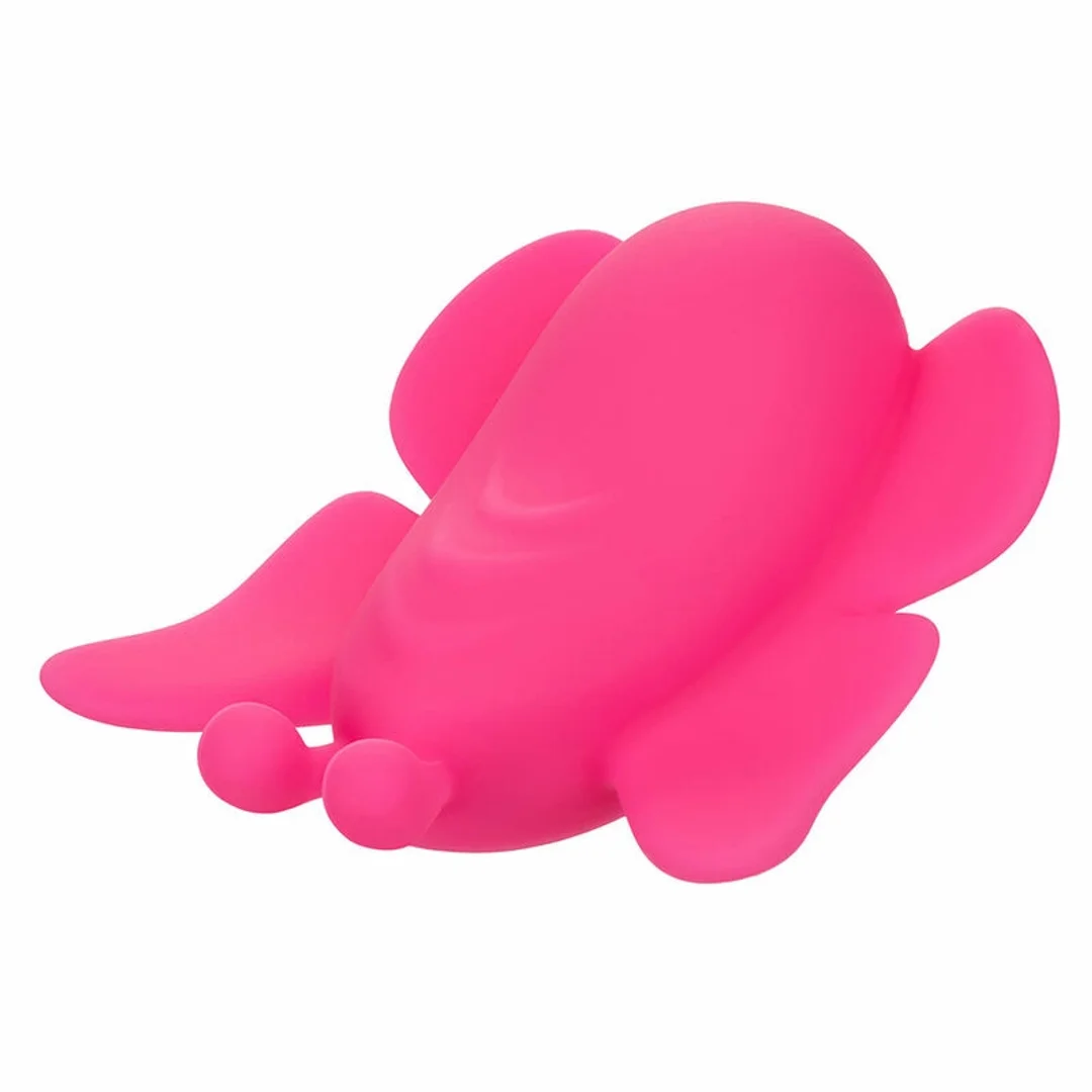 CalExotics Neon Vibes Flutter Vibe rożowy - kompaktowy stymulator z 10 trybami — zdjęcie 5