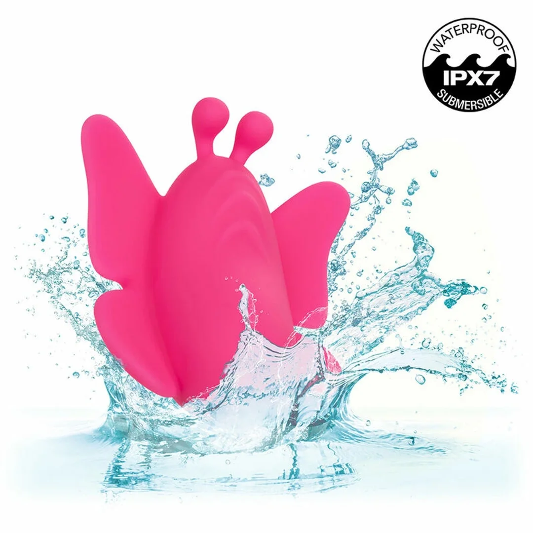 CalExotics Neon Vibes Flutter Vibe rożowy - kompaktowy stymulator z 10 trybami — zdjęcie 10