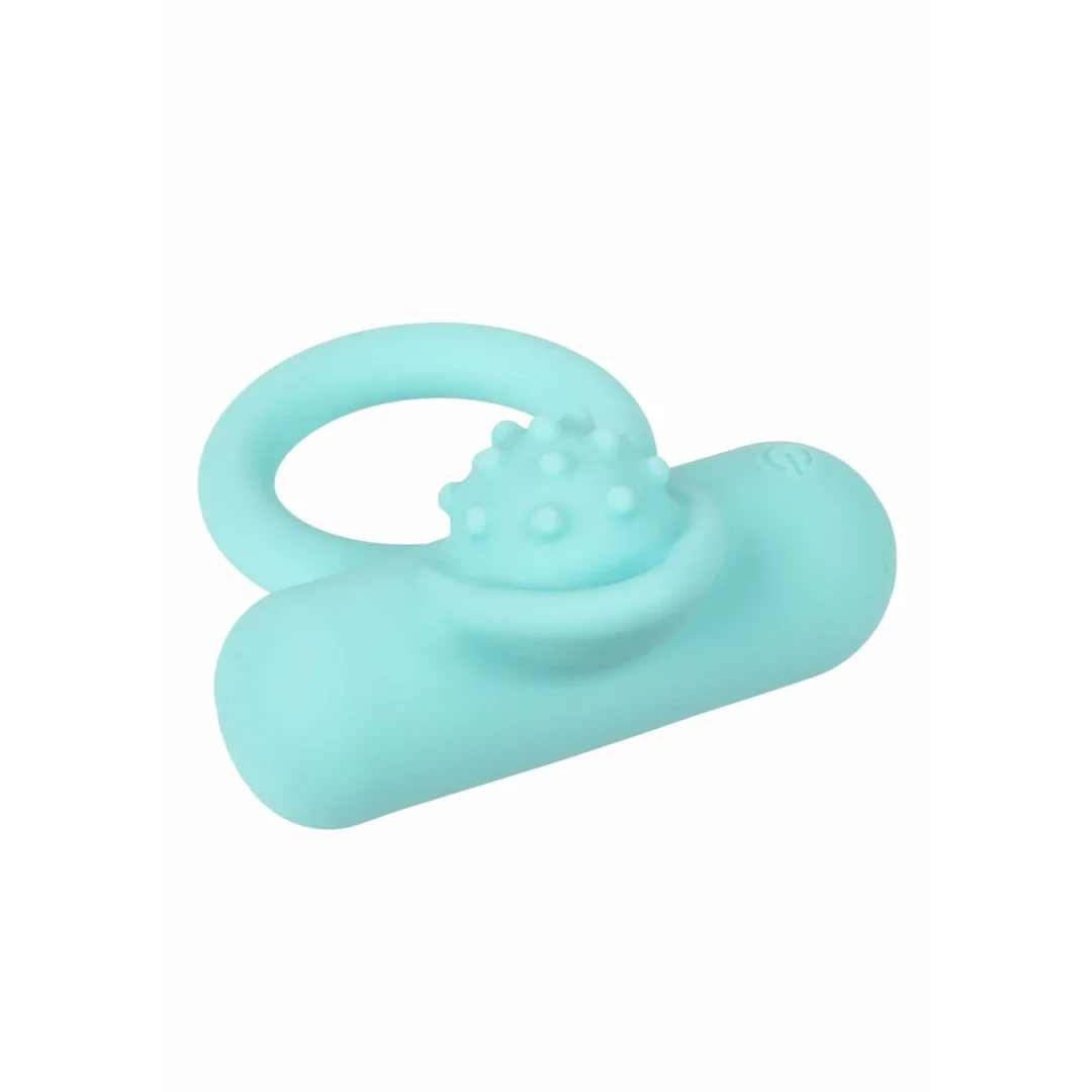 CalExotics Nubby Lover’s Delight silikonowy pierścień wibrujący 12 trybow — zdjęcie 2
