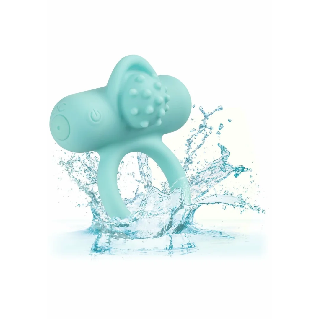 CalExotics Nubby Lover’s Delight silikonowy pierścień wibrujący 12 trybow — zdjęcie 7