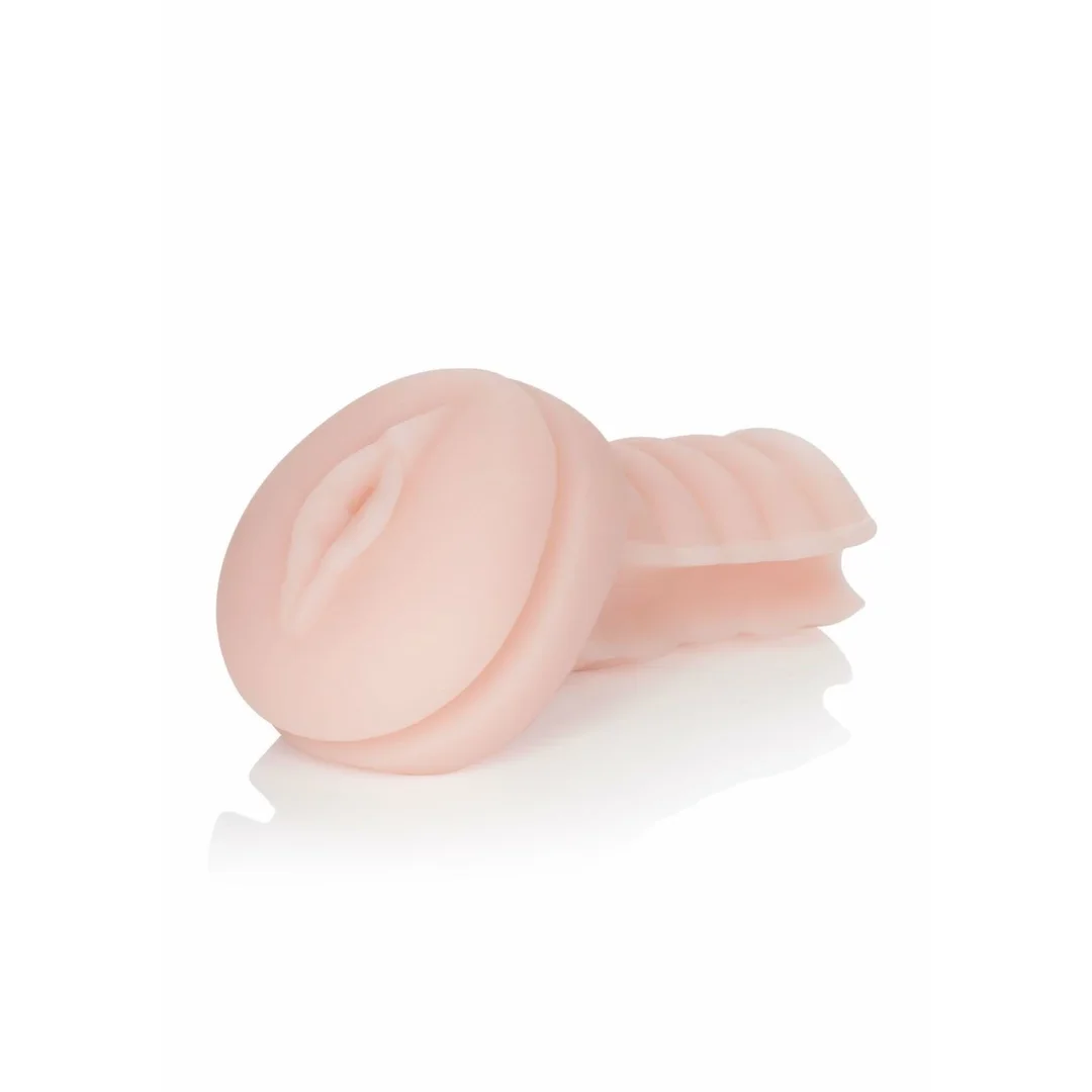 CalExotics Optimum Power Rechargeable Grip-N-Stroke - maszyna intymna z 2 wymiennymi wkładkami PureSkin — zdjęcie 9