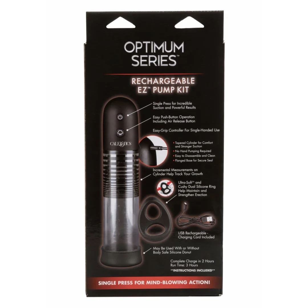 CalExotics Optimum Series Rechargeable EZ Pump Kit - zestaw prożniowy USB — zdjęcie 2
