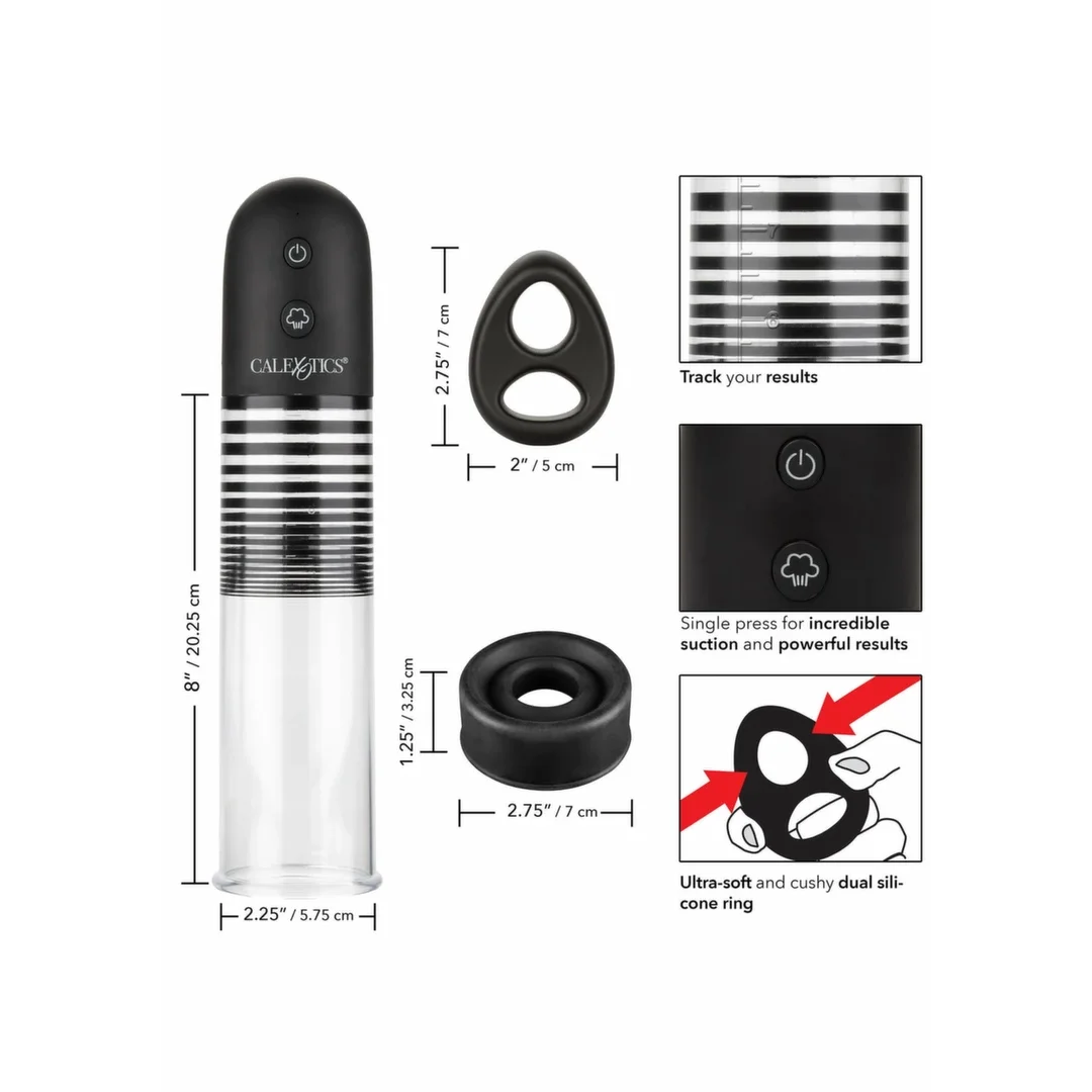 CalExotics Optimum Series Rechargeable EZ Pump Kit - zestaw prożniowy USB — zdjęcie 4
