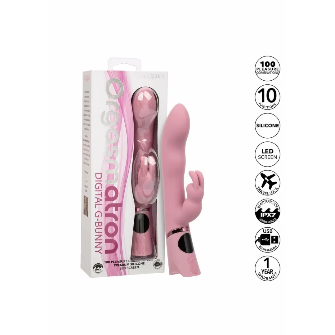 CalExotics Orgasmatron Digital G-Bunny masażer dwustrefowy, 100 kombinacji pracy — zdjęcie 5