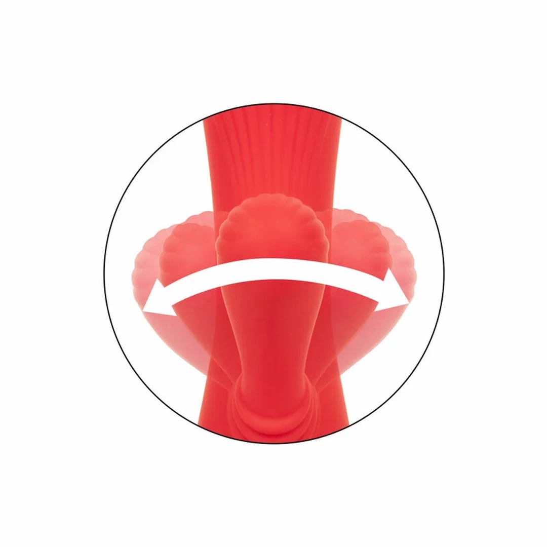 CalExotics Palisades Passion Red - Masażer podgrzewany, silikon, 11,5 cm — zdjęcie 9