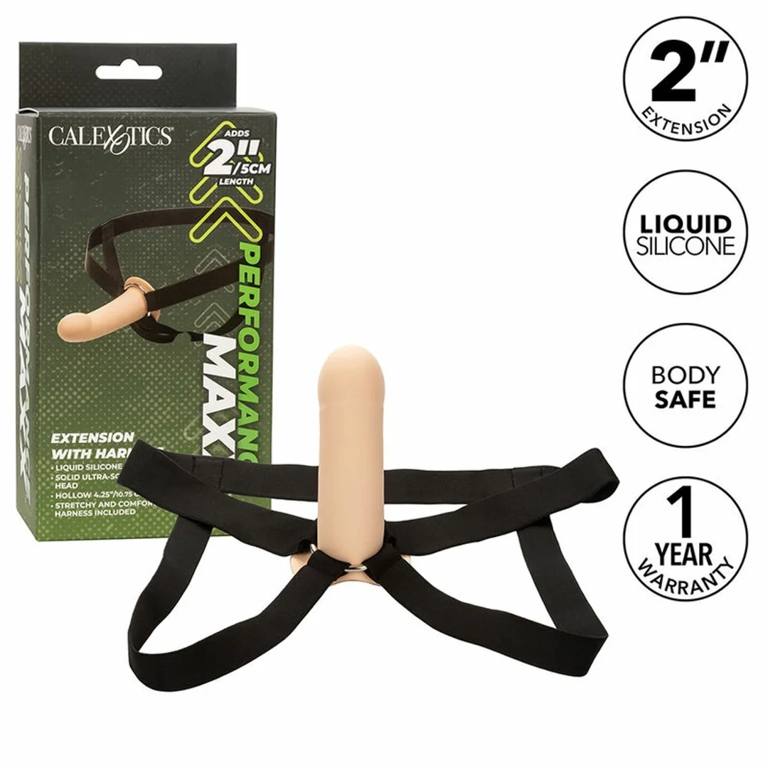 CalExotics Performance Maxx System z uprzężą, jasny silikon 16 cm — zdjęcie 2