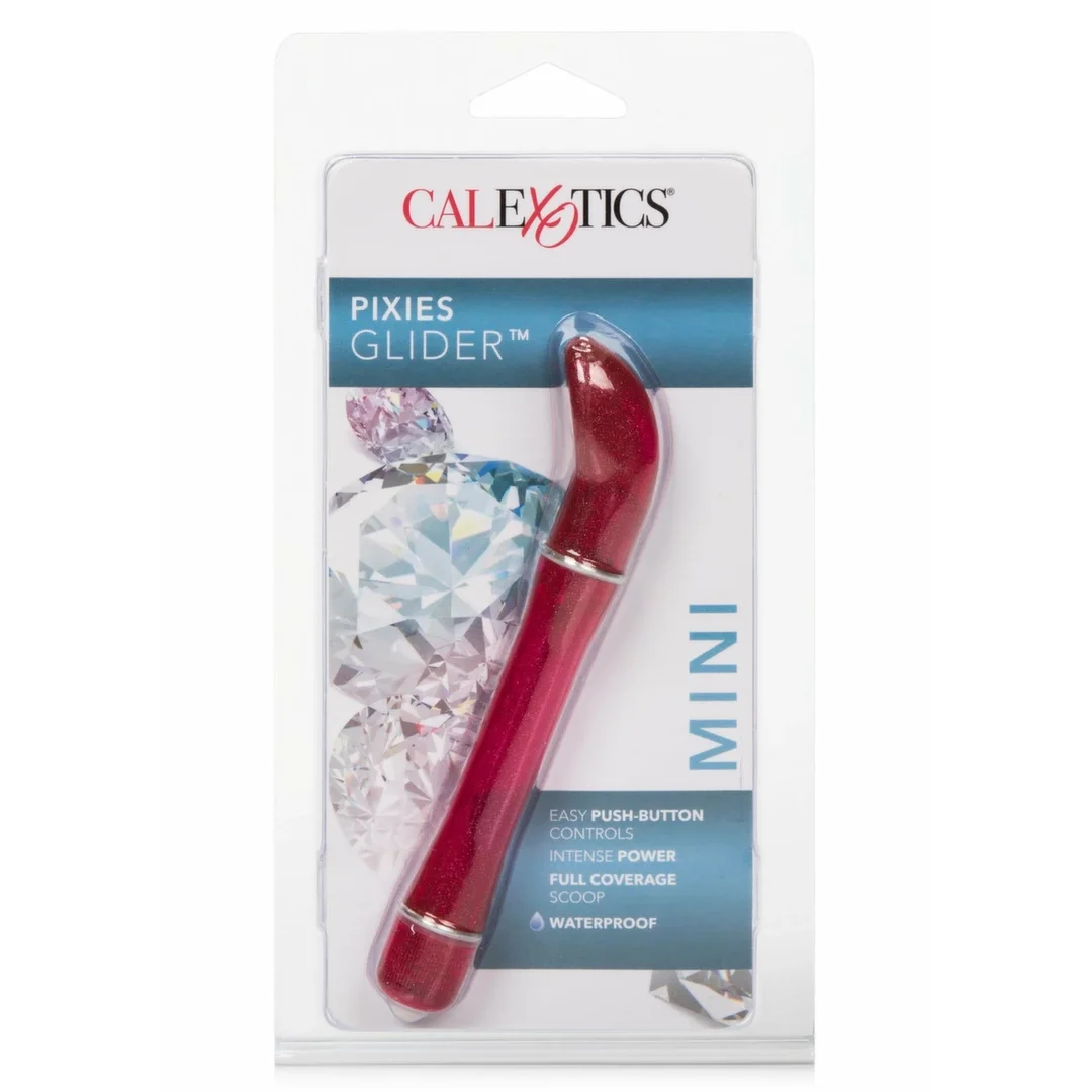 CalExotics Pixies Glider kompaktowy masażer punktowy 13 cm ABS fioletowy — zdjęcie 3