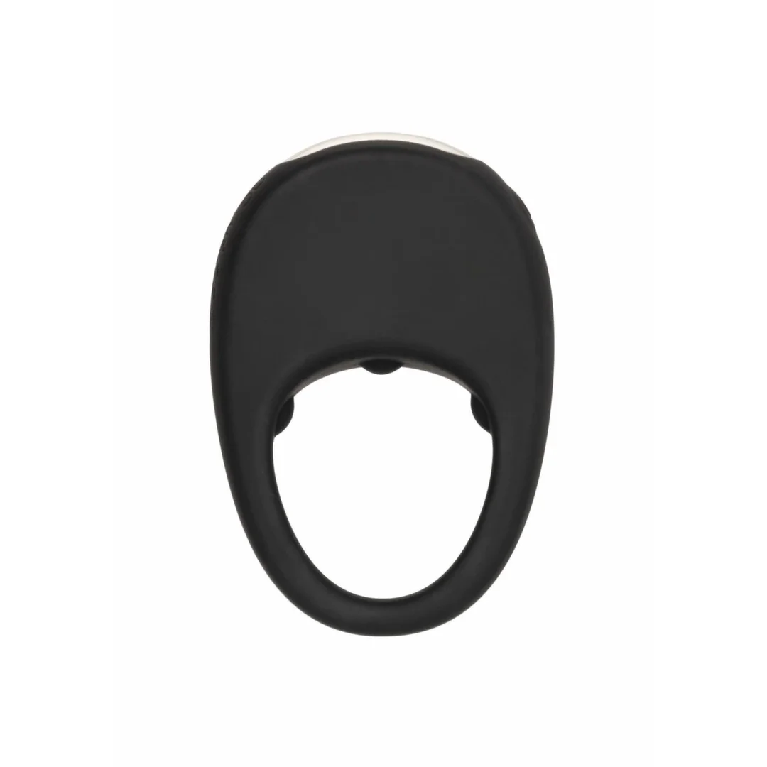 CalExotics Pleasure Ring silikonowy pierścień wibrujący ładowalny czarny — zdjęcie 9