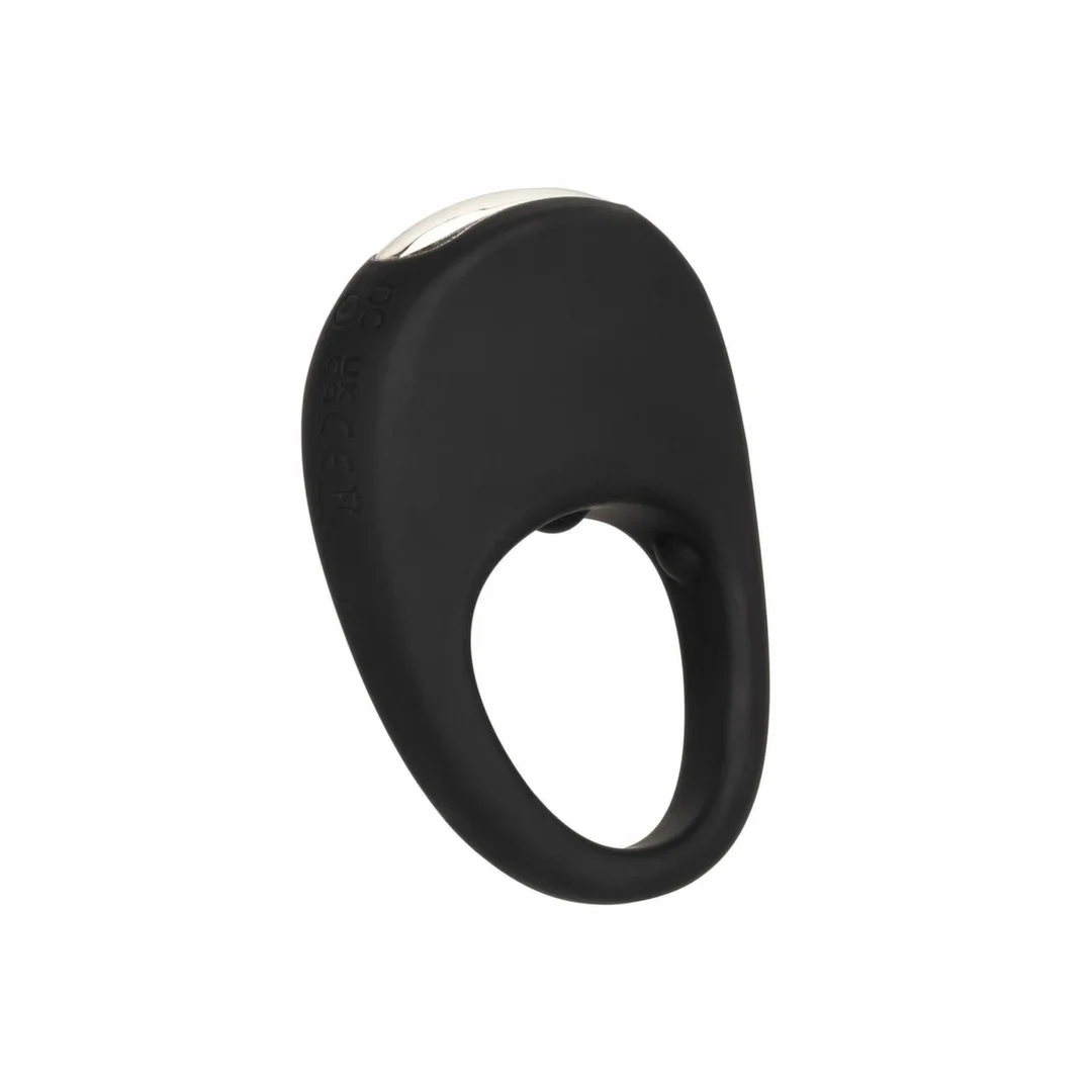 CalExotics Pleasure Ring silikonowy pierścień wibrujący ładowalny czarny — zdjęcie 10