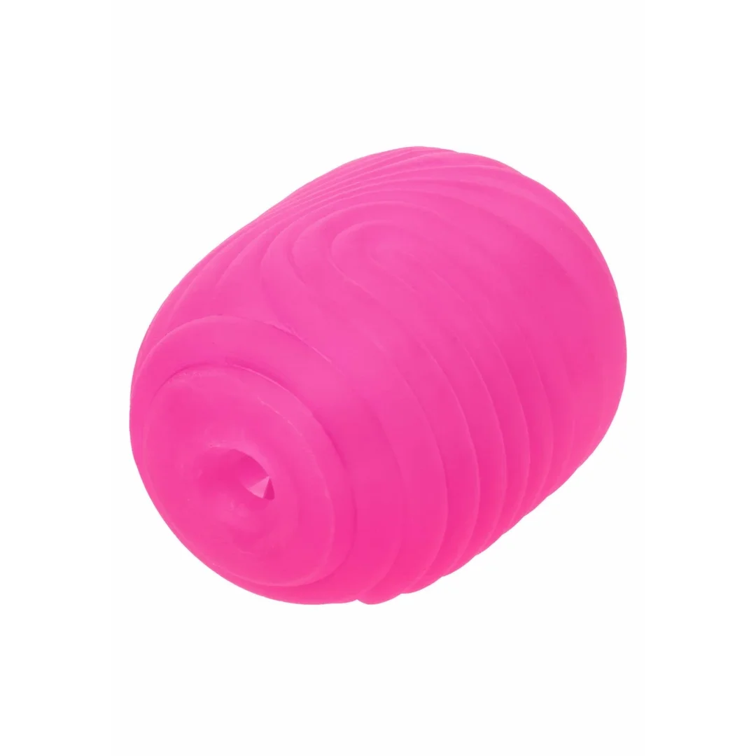 CalExotics Pop Sock Textured - dwustronna silikonowa maszyna intymna z teksturą — zdjęcie 8