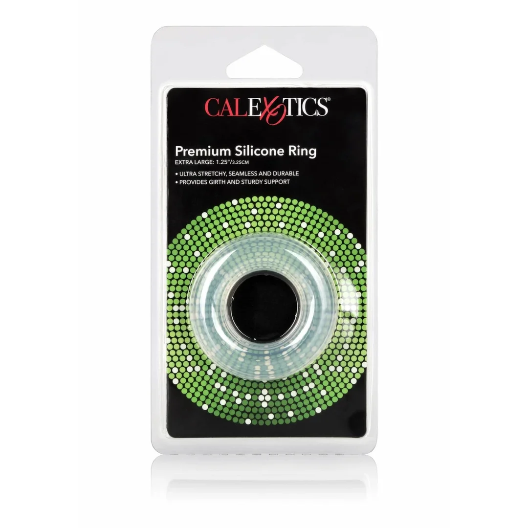 CalExotics Premium Silicone Ring XL - elastyczny pierścień silikonowy, rozmiar XL — zdjęcie 2