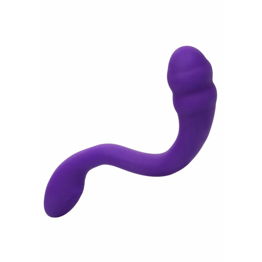 CalExotics Pretty Little Wands Charmer masażer silikonowy dwustronny fioletowy — zdjęcie 2