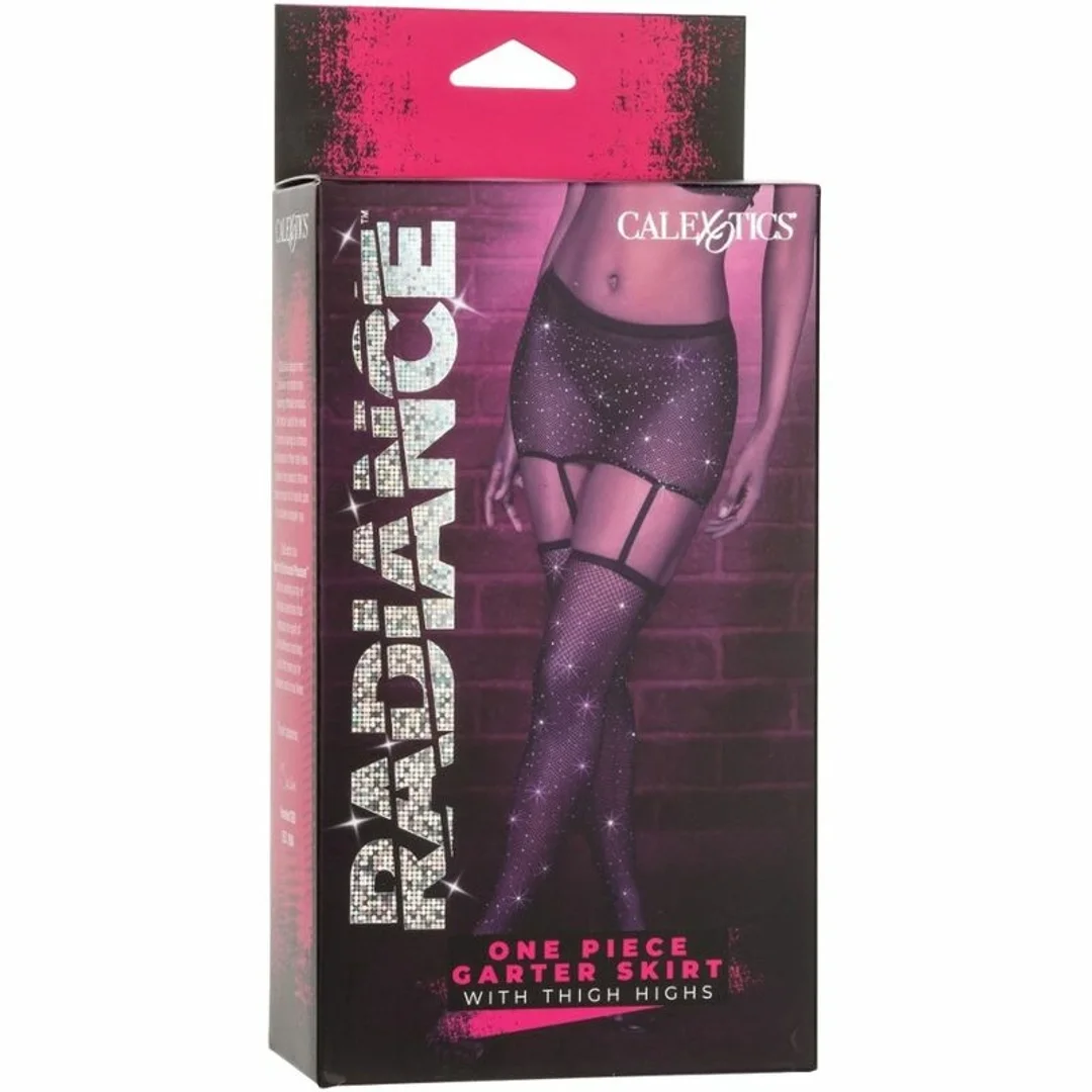 CalExotics Radiance - Spodnica z podwiązką, kryształowe detale, uniwersalna — zdjęcie 4