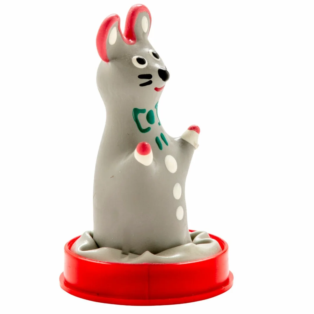 Condomerie Mouse Model 1 - ręcznie malowana prezerwatywa artystyczna — zdjęcie 2