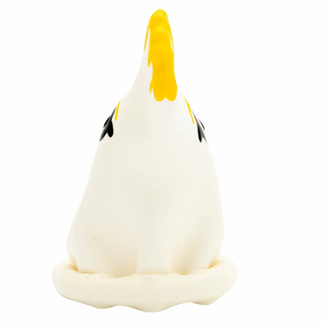Condomerie Parrot White ręcznie malowane prezerwatywy artystyczne — zdjęcie 4