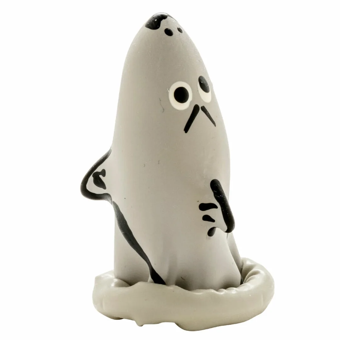 Condomerie Shark Model 1 - Artystyczna prezerwatywa ręcznie malowana — zdjęcie 3